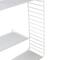 6 Pack: Honey Can Do White 3-Tier Floating Square Wall Shelf
